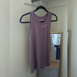 Purple workout tank